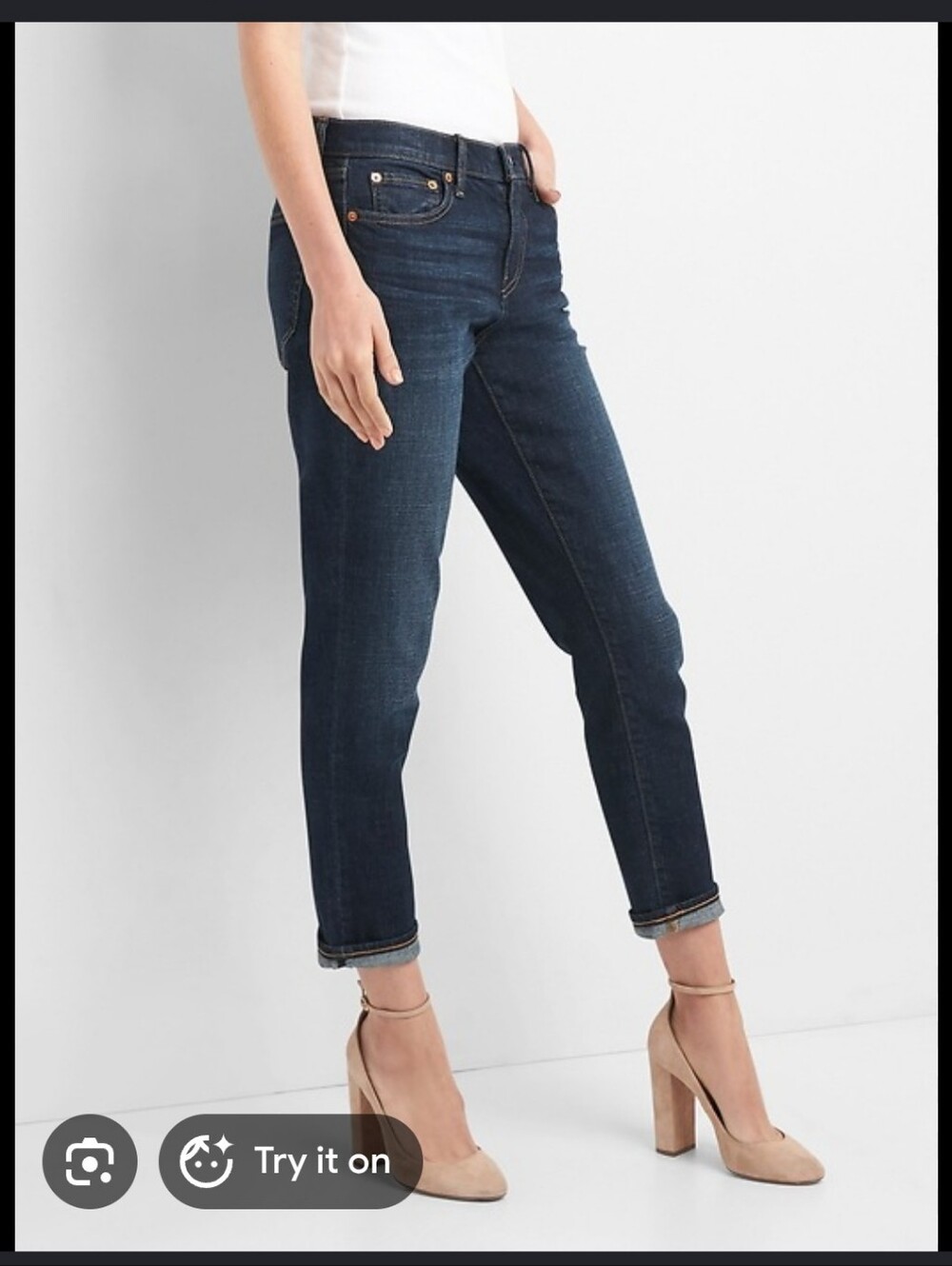 GAP Mid Rise Best Girlfriend Jeans